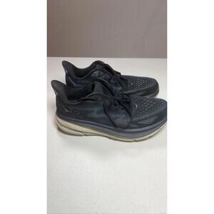 Hoka One One Clifton 9 Mens Black Running Shoes Sneakers Size 10D